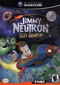Jimmy Neutron Boy Genius PAL Gamecube box art